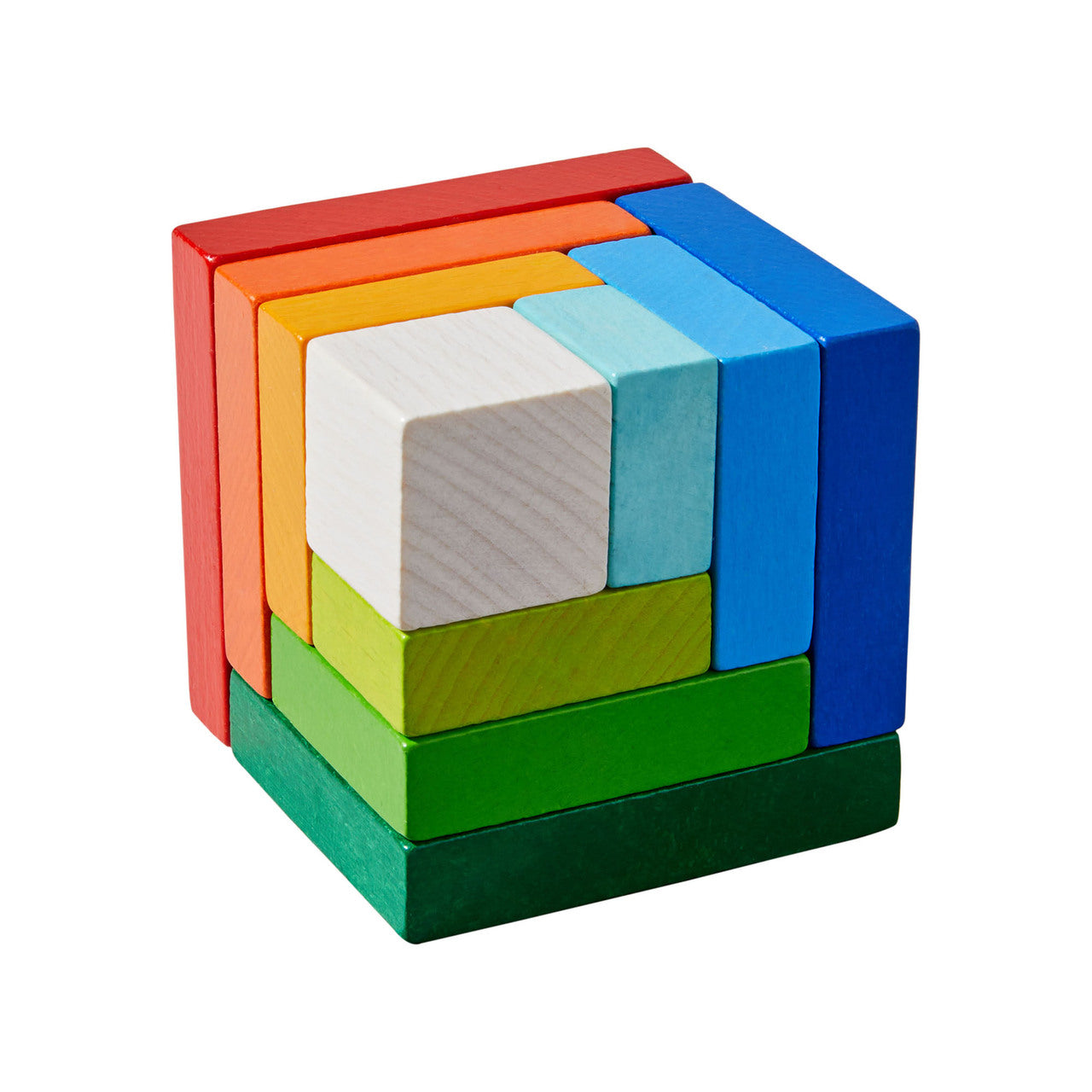 HABA 3D Rainbow Cube Arranging Game
