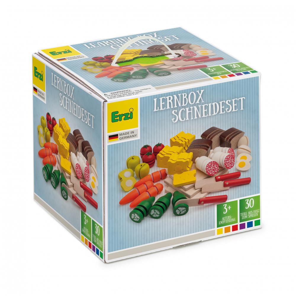 Erzi Learning Box: Cutting and Preparing - Play Food Made in Germany