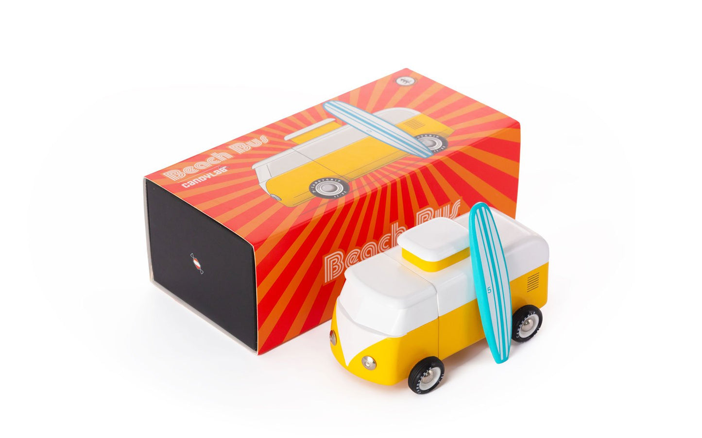 Candylab Toys Beach Bus Sunset - Croiseur de plage classique et vintage moderne