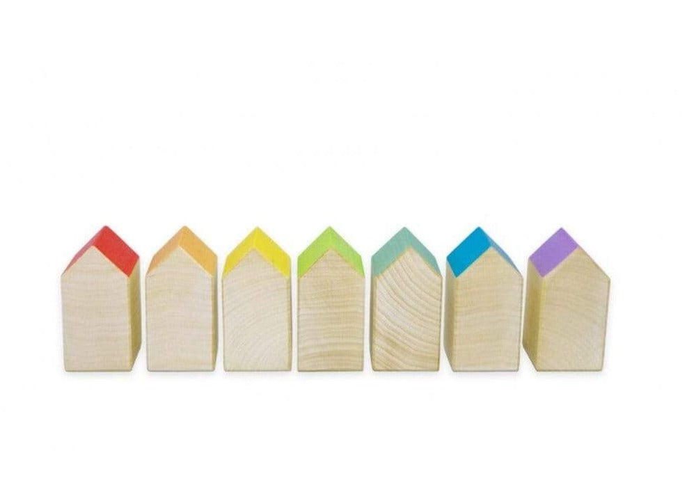 Ocamora Houses - 7 pieces Natural and Coloured