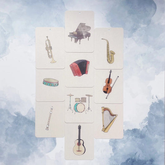 Mini set : Instruments de musique - Flashcards en un clin d'œil 
