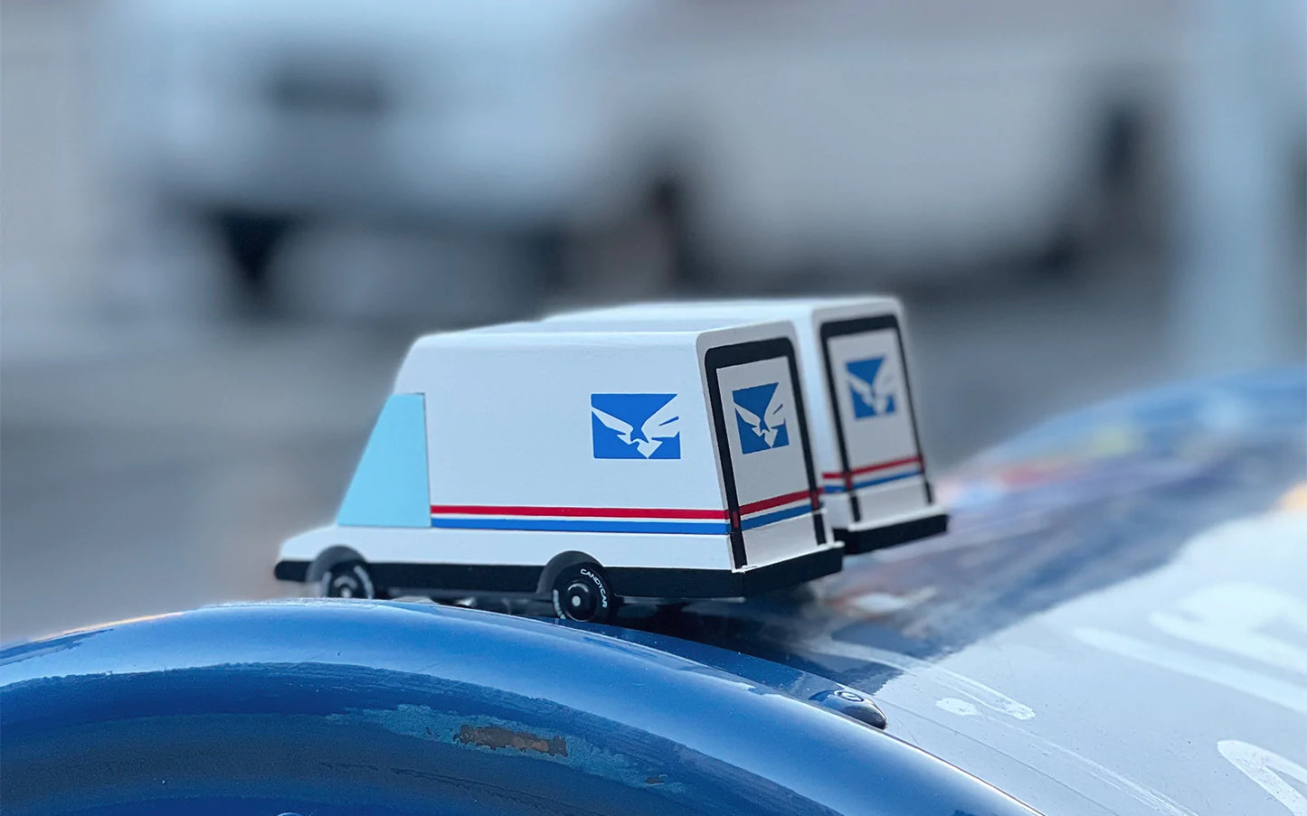 Candylab Futuristic Mail Van Modern Vintage Delivery Truck