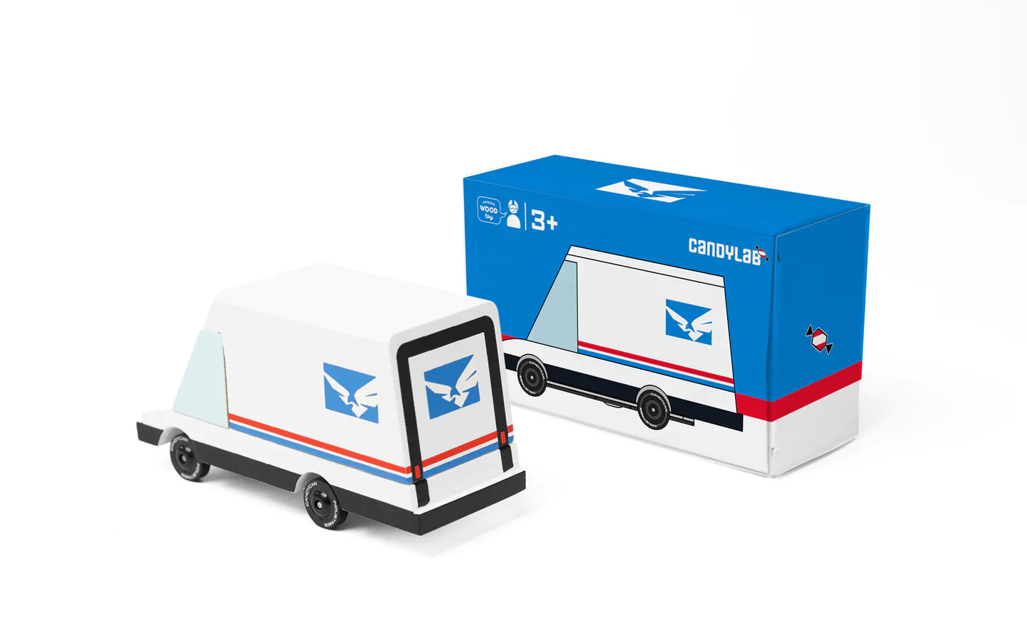 Candylab Futuristic Mail Van Modern Vintage Delivery Truck