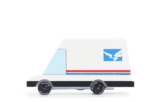Candylab Futuristic Mail Van Modern Vintage Delivery Truck