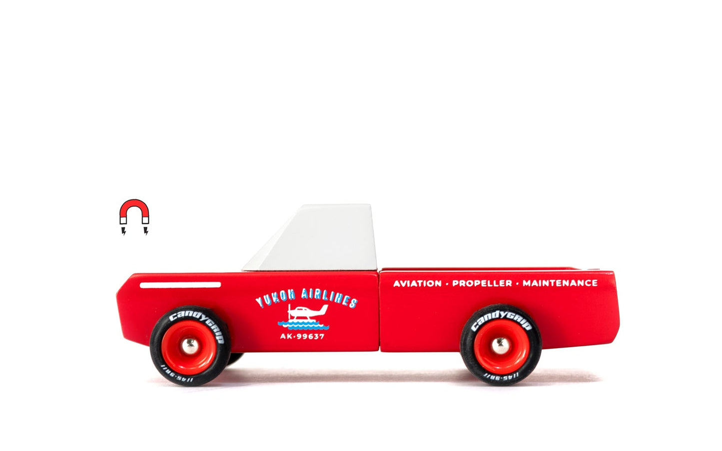 Candylab Toys Red Longhorn - Modern Vintage Pickup Truck