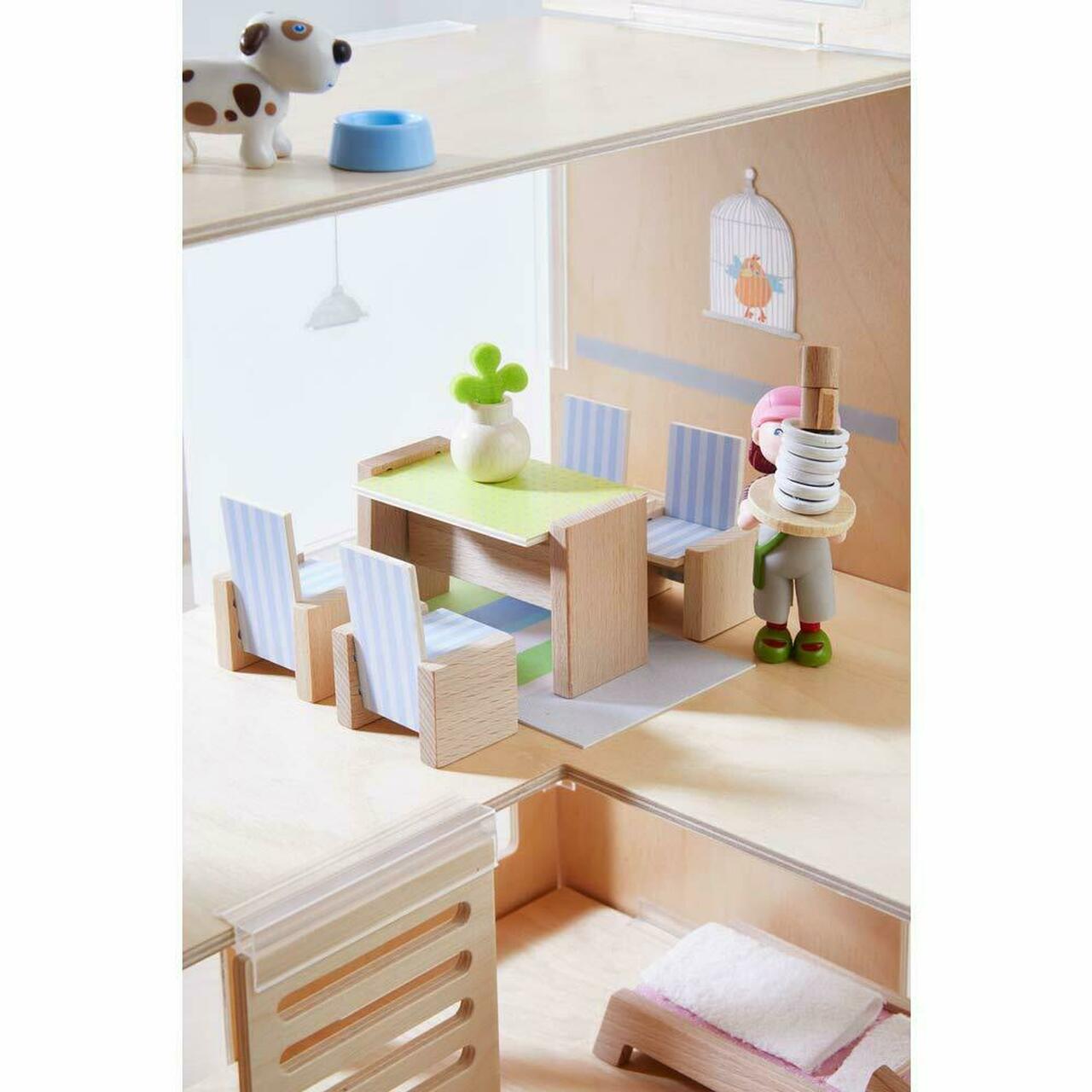 HABA Little Friends Dining Room - Miniature Play House Furniture