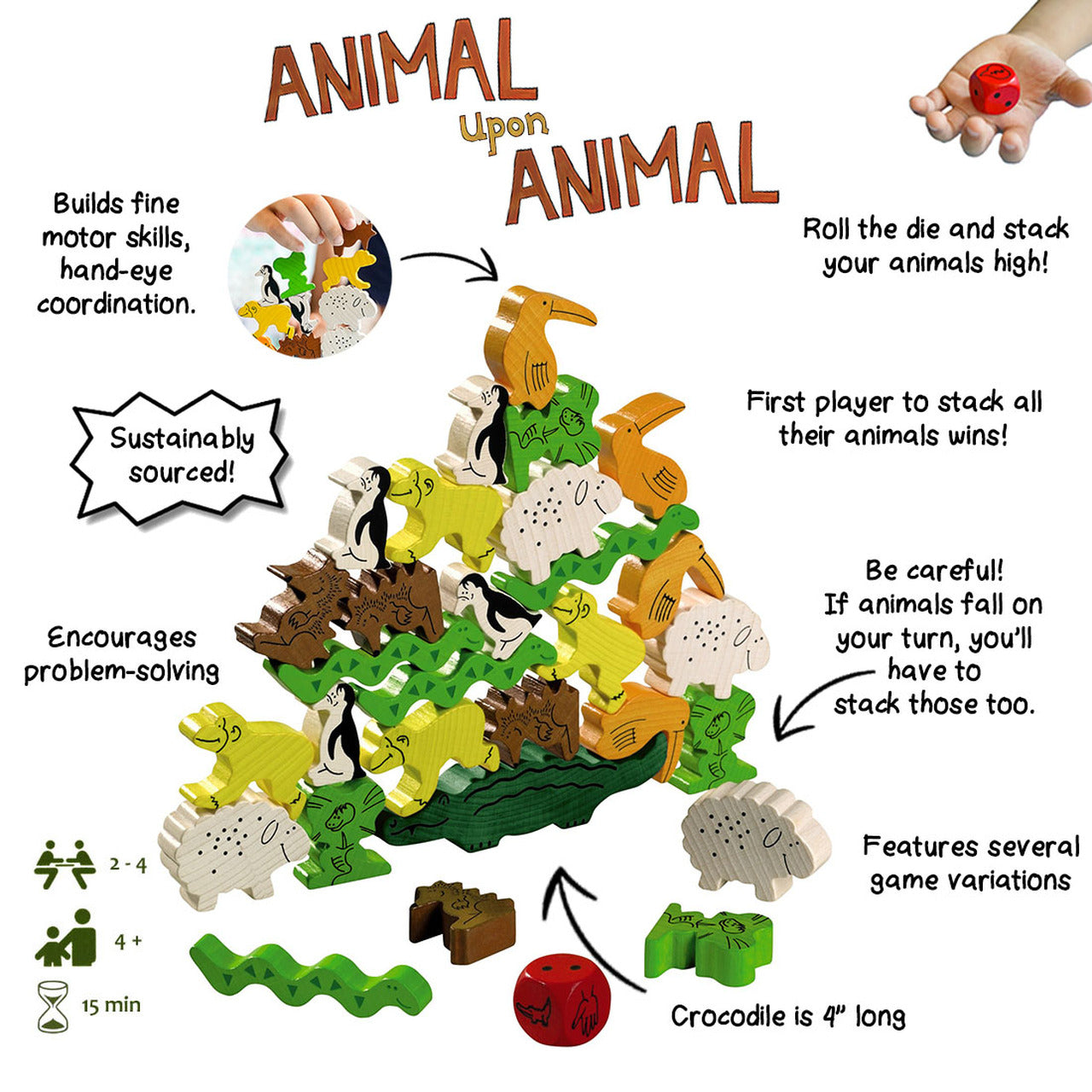 HABA My Very First Games - Animal Upon Animal Game