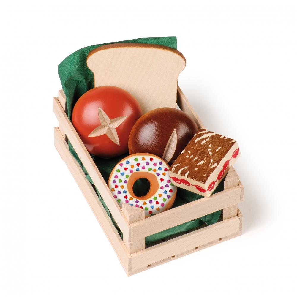 Assorted Baked Goods (Small) - Play Food Made in Germany - Wood Wood Toys Canada's Favourite Montessori Toy Store