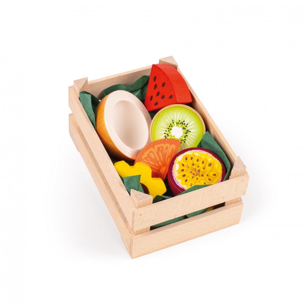 Assorted Wooden Tropical Fruits (Small) - Play Food Made in Germany - Wood Wood Toys Canada's Favourite Montessori Toy Store