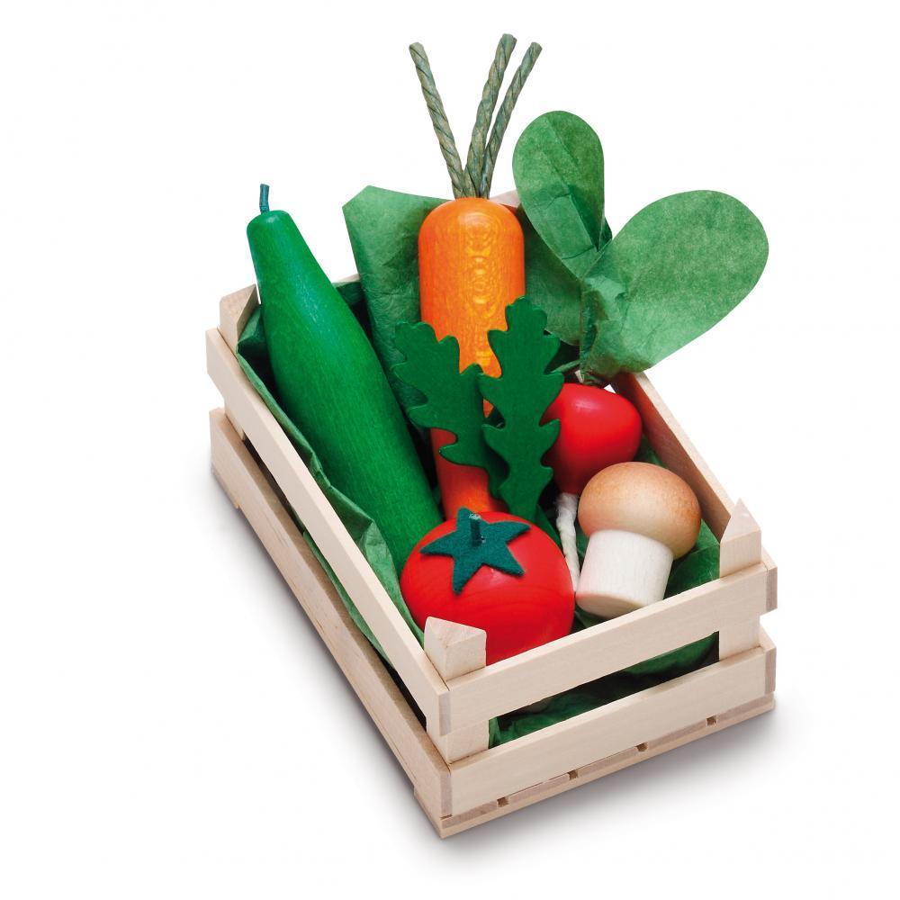 Assorted Wooden Vegetables (Small) - Play Food Made in Germany - Wood Wood Toys Canada's Favourite Montessori Toy Store