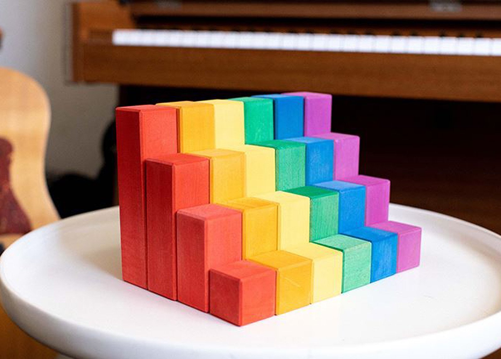 Avdar Counting Blocks (Set of 24) - Wood Wood Toys Canada's Favourite Montessori Toy Store