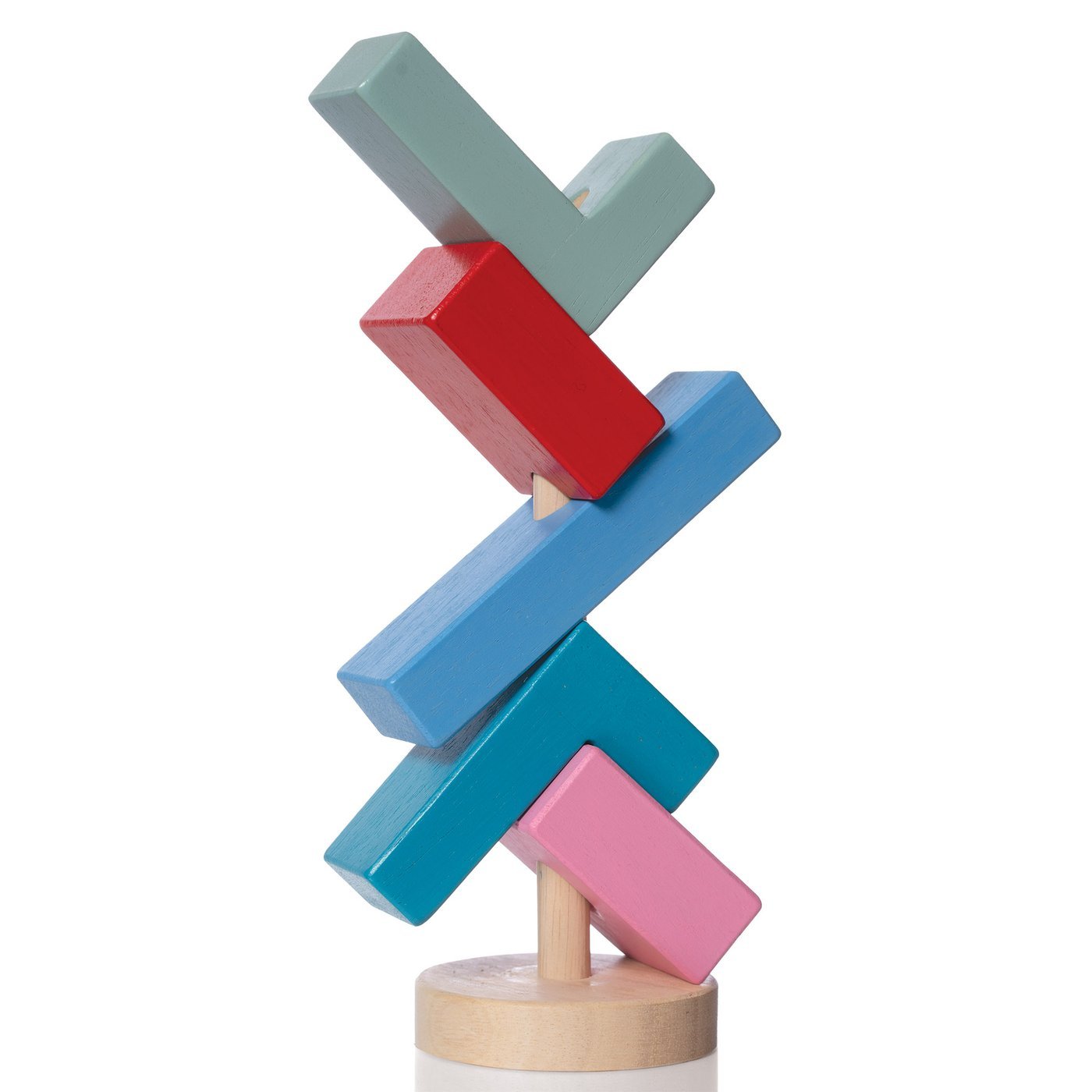 Bam Stack-a-Lacka Stacker by Manhattan Toy - Wood Wood Toys Canada's Favourite Montessori Toy Store