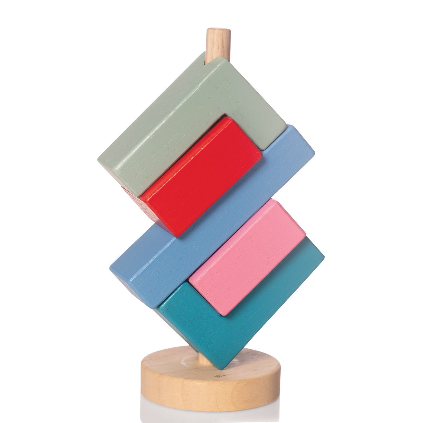 Bam Stack-a-Lacka Stacker by Manhattan Toy - Wood Wood Toys Canada's Favourite Montessori Toy Store
