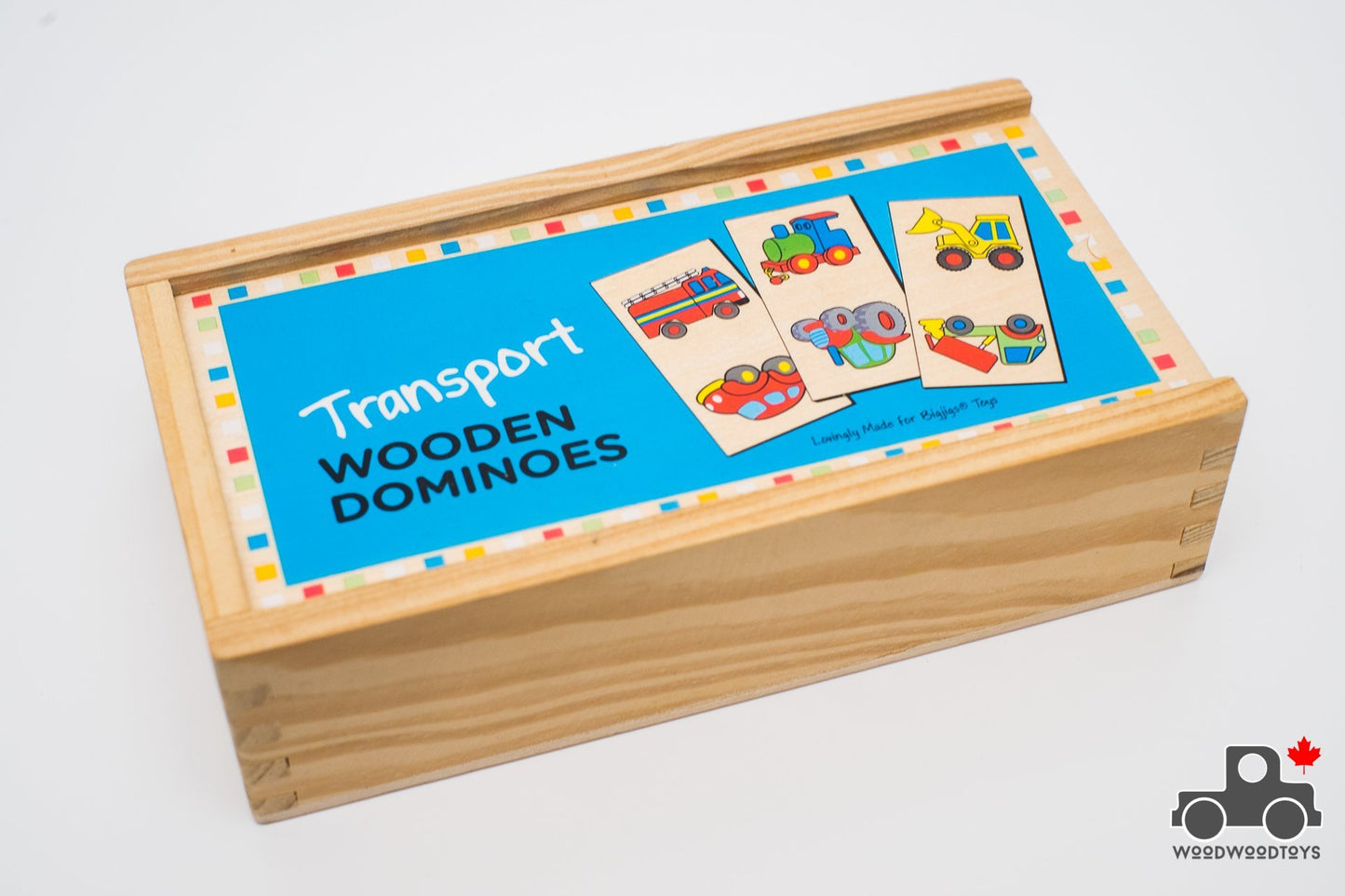 Bigjigs Toys Transport Dominoes - Wood Wood Toys Canada's Favourite Montessori Toy Store