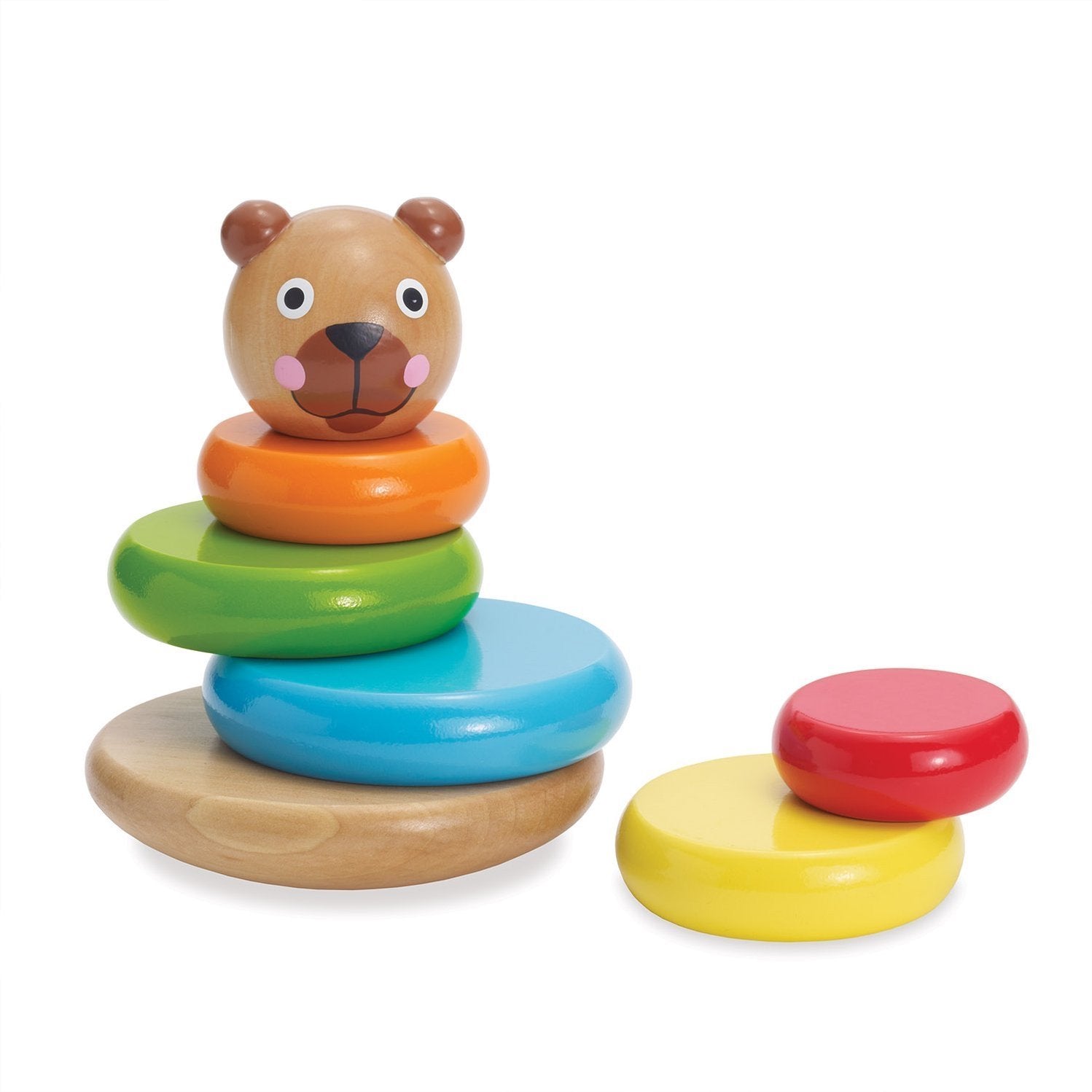 Brilliant Bear Magnetic Stack-up by Manhattan Toy - Wood Wood Toys Canada's Favourite Montessori Toy Store