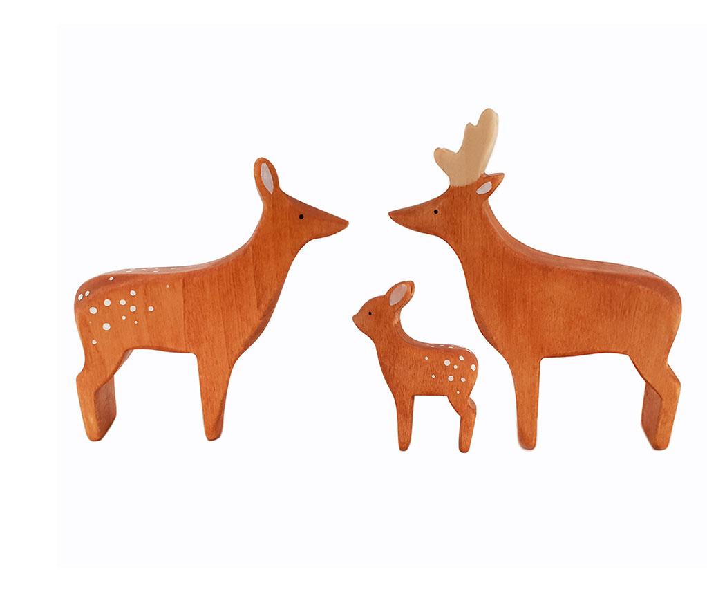 Brin d'Ours Handmade Wooden Deer - Wood Wood Toys Canada's Favourite Montessori Toy Store