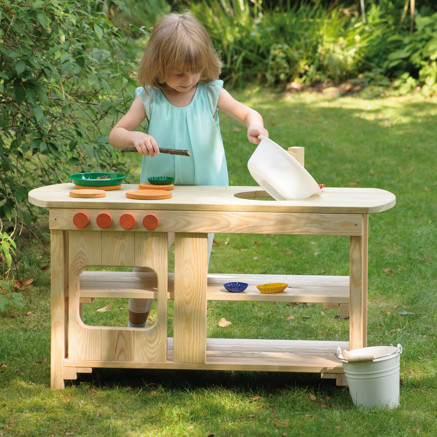 Erzi Wood Indoor / Outdoor Play Kitchen