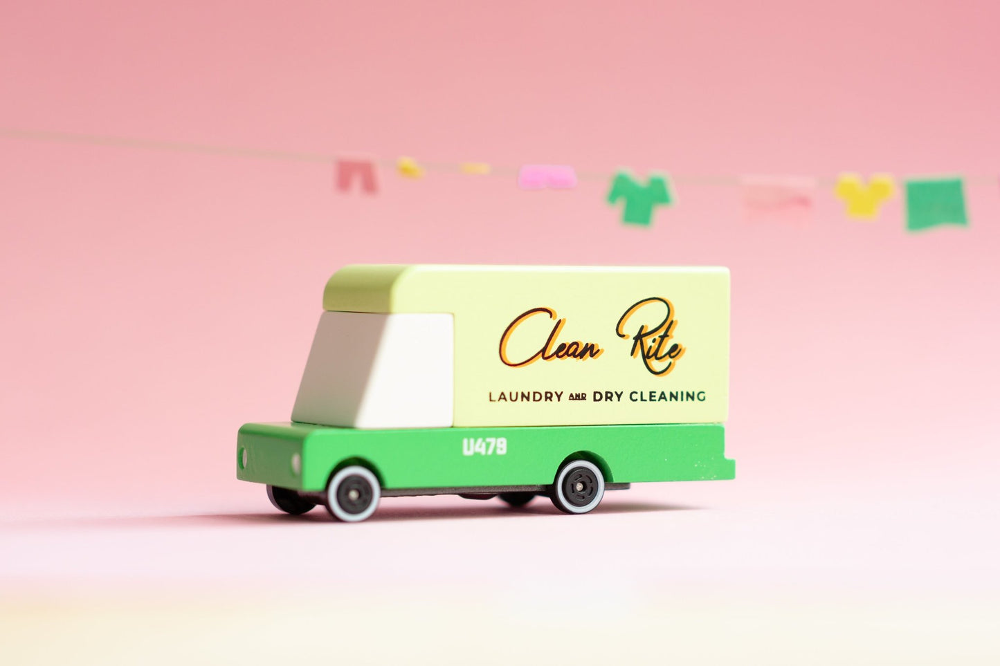 Candylab Clean Rite Modern Vintage Laundry Van - Wood Wood Toys Canada's Favourite Montessori Toy Store