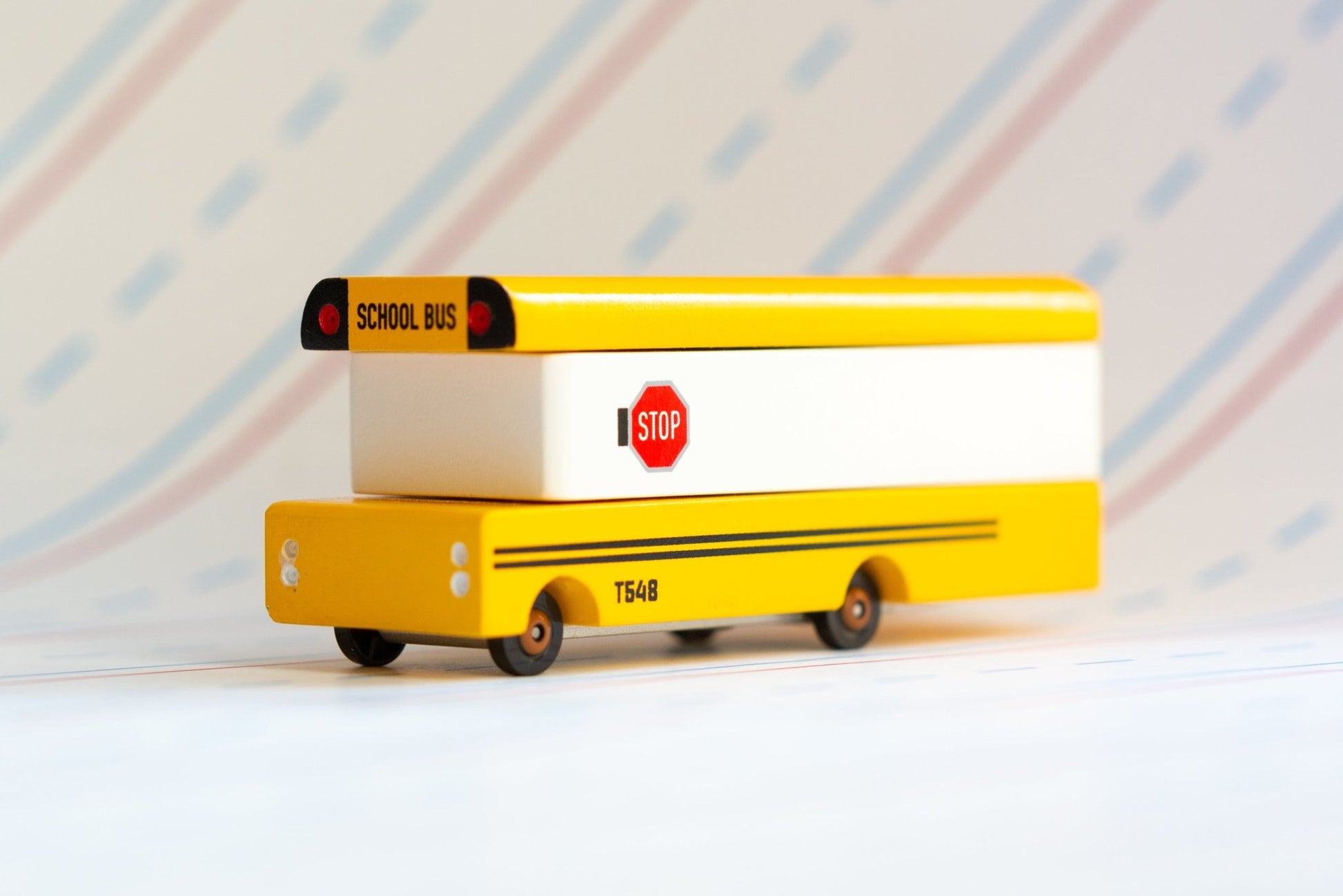 Candylab Cool Bus Modern Vintage School Bus - Wood Wood Toys Canada's Favourite Montessori Toy Store