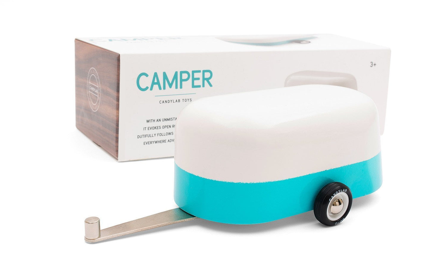 Candylab Toys Blue Camper - Modern Vintage Travel Trailer - Wood Wood Toys Canada's Favourite Montessori Toy Store