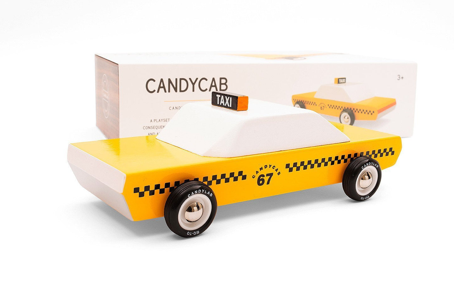 Candylab Toys Candycab - Modern Vintage Taxi - Wood Wood Toys Canada's Favourite Montessori Toy Store