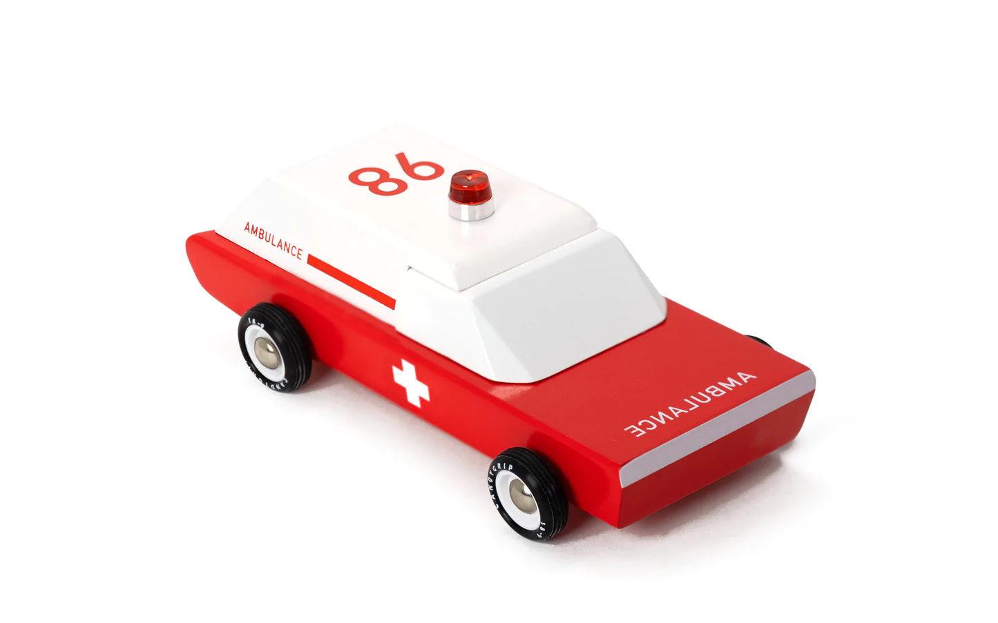 Candylab Toys Ambulance Car - Modern Vintage Emergency Vehicle