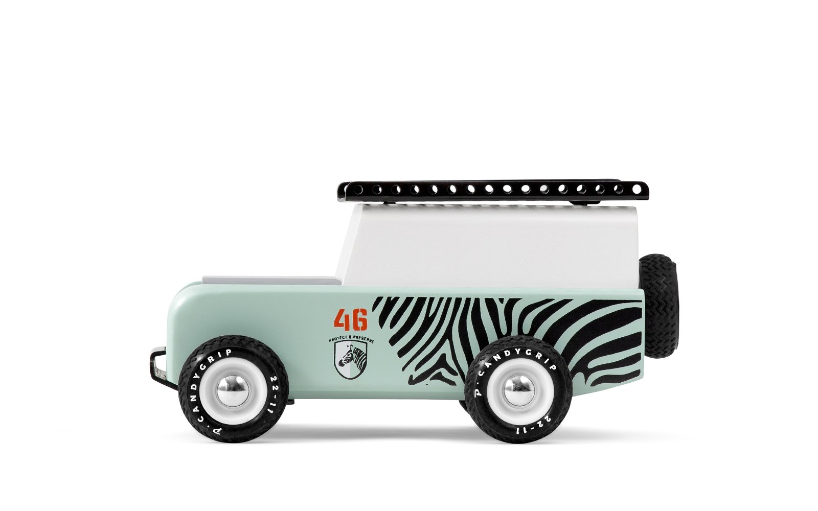 Candylab Toys Drifter Zebra- Modern Vintage Adventure Vehicle - Wood Wood Toys Canada's Favourite Montessori Toy Store