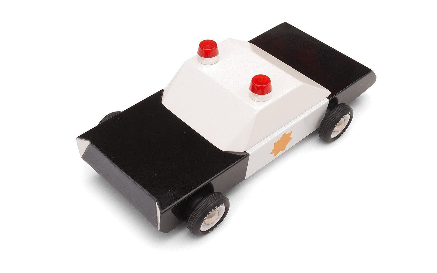 Candylab Toys Police Car - Modern Vintage Cruiser - Wood Wood Toys Canada's Favourite Montessori Toy Store