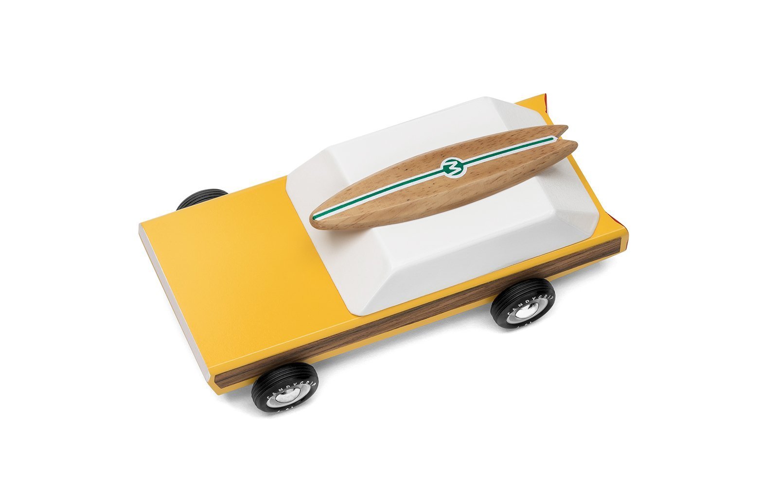 Candylab Toys Woodie with Surfboard - Modern Vintage Station Wagon - Wood Wood Toys Canada's Favourite Montessori Toy Store