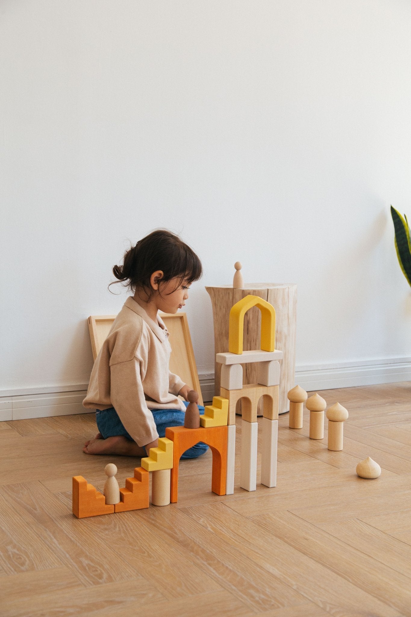 Castle Block Set by Avdar - Wood Wood Toys Canada's Favourite Montessori Toy Store