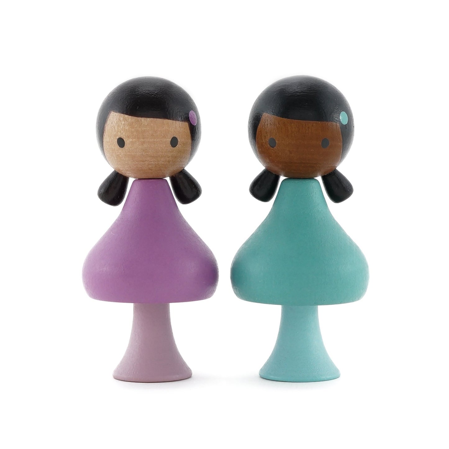 CLiCQUES Magnetic Figurines - Lola & Nuri - Wood Wood Toys Canada's Favourite Montessori Toy Store