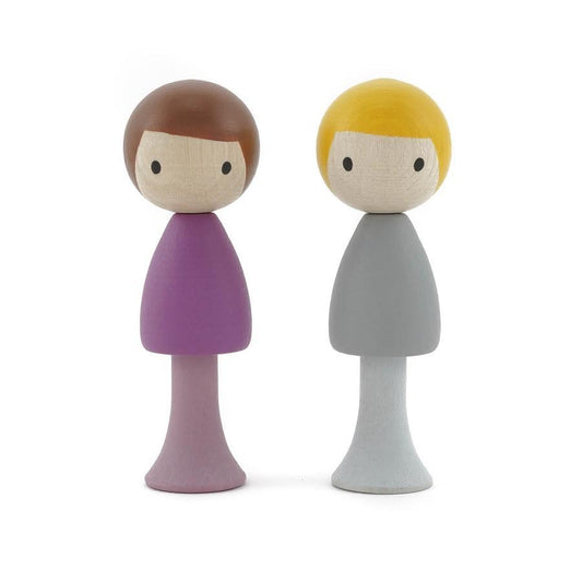 CLiCQUES Magnetic Figurines - Luca & Tom - Wood Wood Toys Canada's Favourite Montessori Toy Store