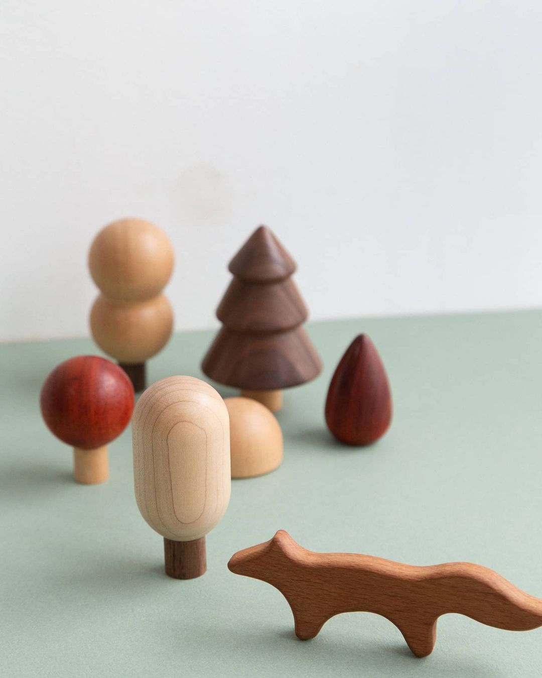 Cozy Forest Set (Natural Wood) by Avdar Toys - Wood Wood Toys Canada's Favourite Montessori Toy Store