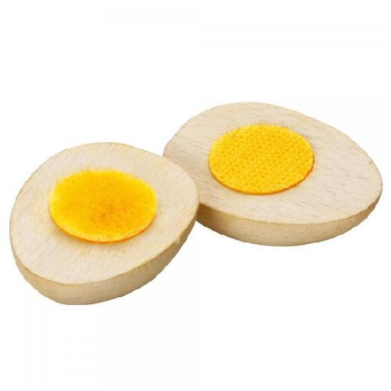 Egg to Cut - Play Food Made in Germany - Wood Wood Toys Canada's Favourite Montessori Toy Store
