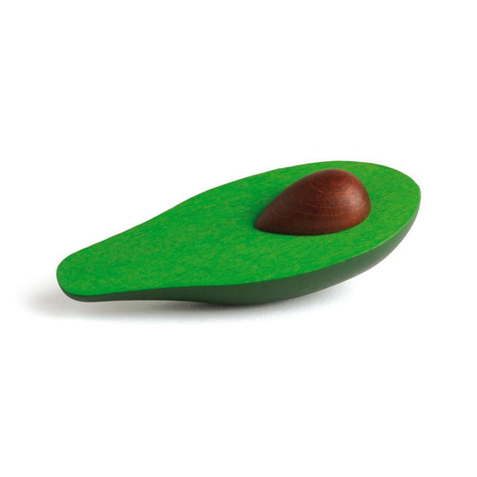 Erzi Avocado Half - Play Food Made in Germany - Wood Wood Toys Canada's Favourite Montessori Toy Store