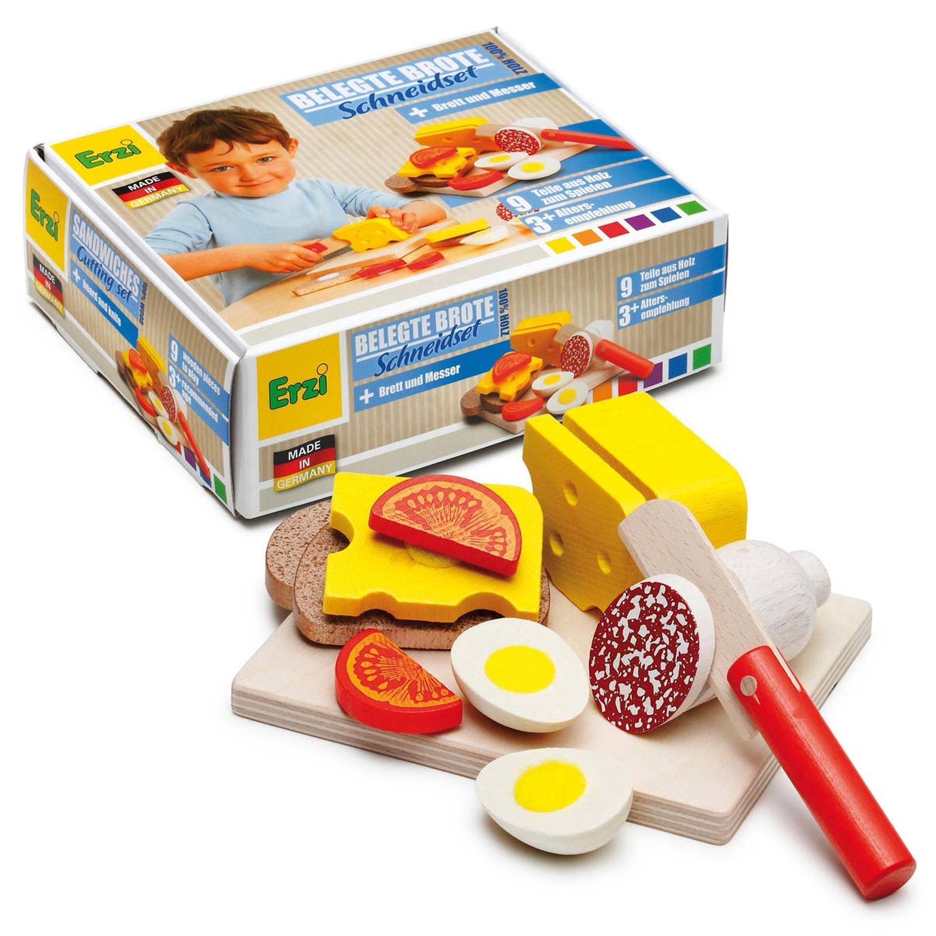 Erzi Assortiment de petit-déjeuner - Aliments pour enfants fabriqués en  Allemagne