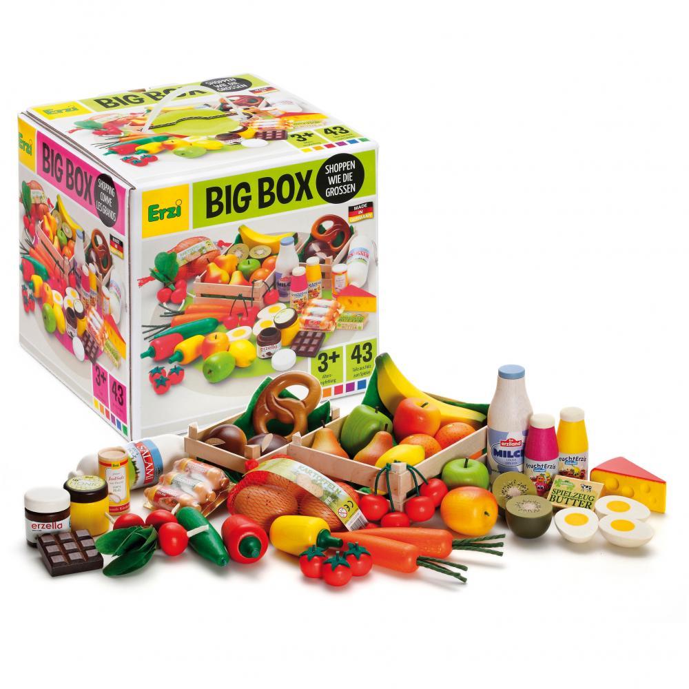 Erzi Shop Assortment Big Box- Play Food Made in Germany - Wood Wood Toys Canada's Favourite Montessori Toy Store