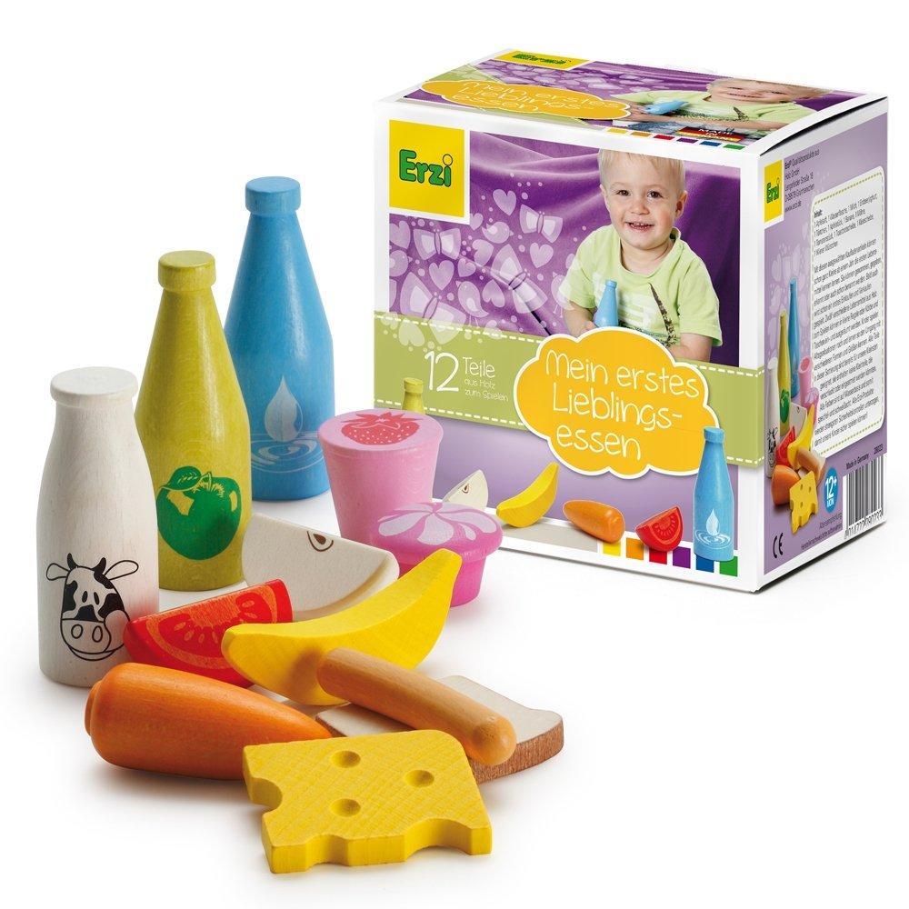 Erzi Shop Assortment for Youngest - Play Food Made in Germany - Wood Wood Toys Canada's Favourite Montessori Toy Store