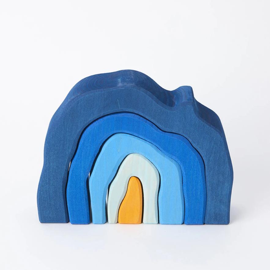 Gluckskafer - Blue Grotto (5 pieces) - Wood Wood Toys Canada's Favourite Montessori Toy Store