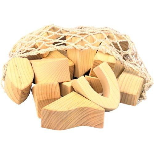 Gluckskafer - Large Natural Wood Block Set (17 Pieces) - Wood Wood Toys Canada's Favourite Montessori Toy Store