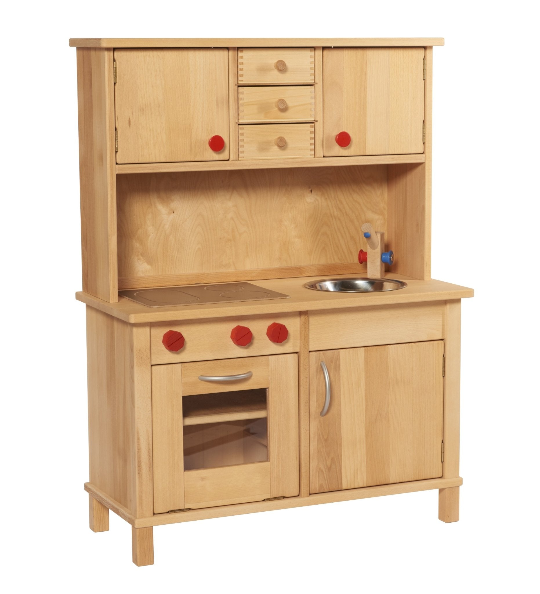 Gluckskafer Play Kitchen with Cuppboard - Wood Wood Toys Canada's Favourite Montessori Toy Store