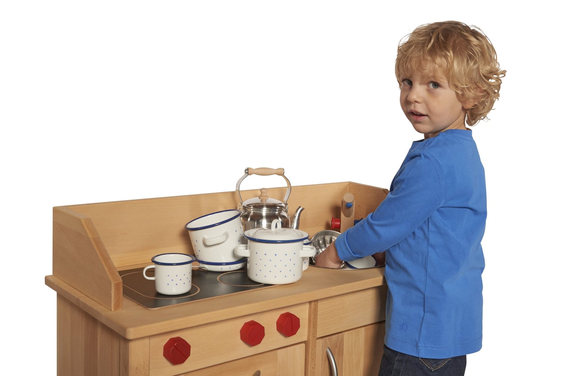 Eco-friendly Wooden Play Kitchen Set Montessori Kitchen Eco Friendly Toy  Waldorf Toys Wooden Kitchen Set -  Denmark
