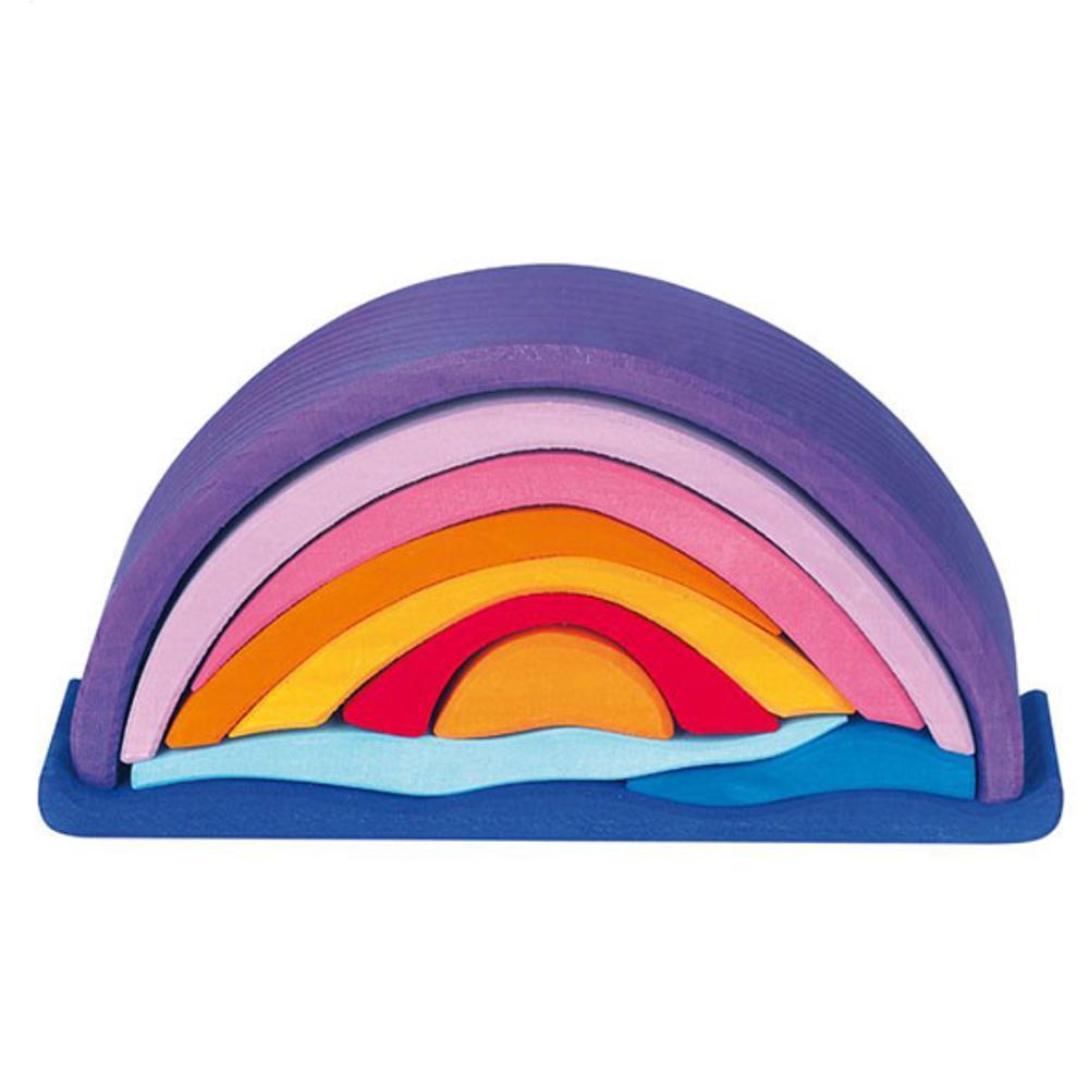 Gluckskafer - Purple Sunset Arch (16 pieces) - Wood Wood Toys Canada's Favourite Montessori Toy Store