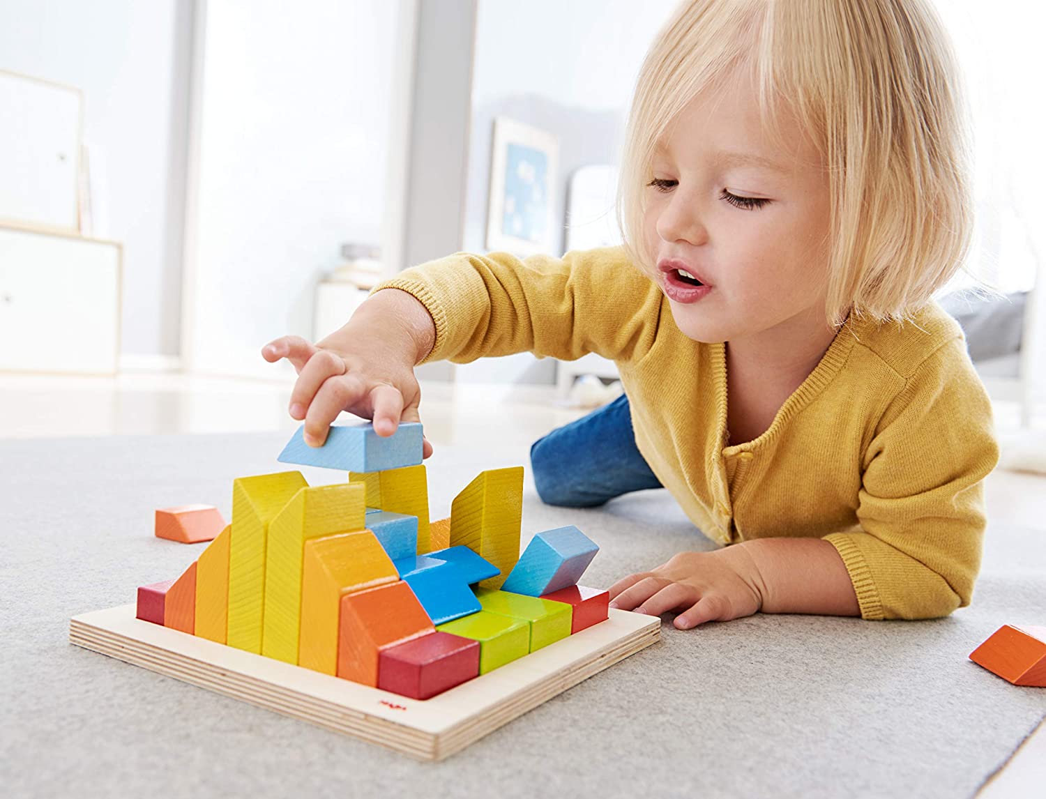 HABA 3-D Arranging - Creative Stones - Wood Wood Toys Canada's Favourite Montessori Toy Store