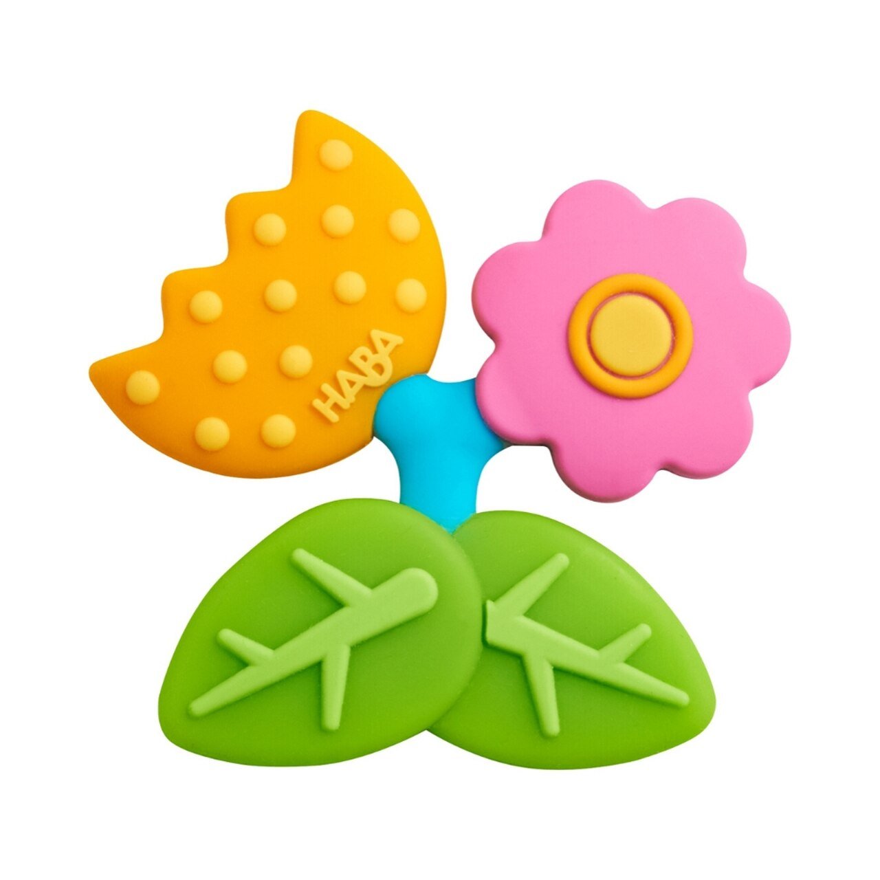 HABA Clutching Toy Petal Silicone Teether - Wood Wood Toys Canada's Favourite Montessori Toy Store