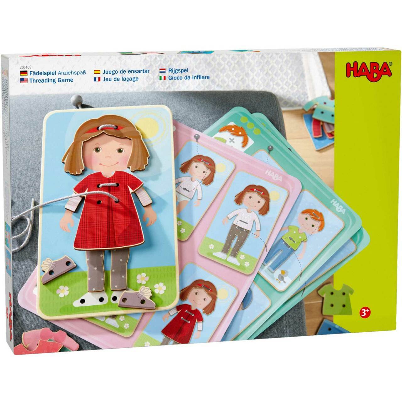 HABA Dress Me Threading Game - Wood Wood Toys Canada's Favourite Montessori Toy Store