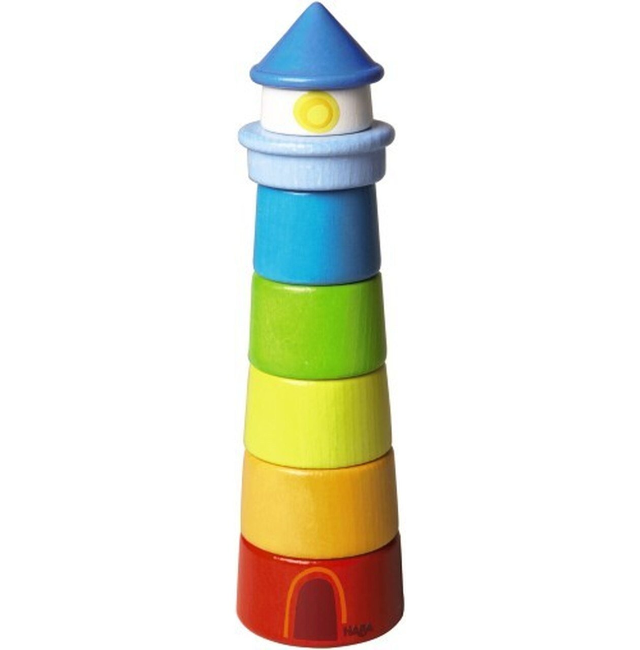HABA Lighthouse Stacking Game - Wood Wood Toys Canada's Favourite Montessori Toy Store