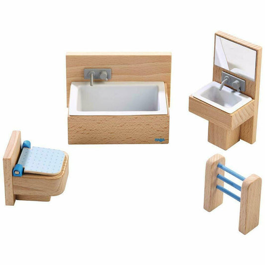 HABA Little Friends Bathroom - Miniature Play House Furniture - Wood Wood Toys Canada's Favourite Montessori Toy Store