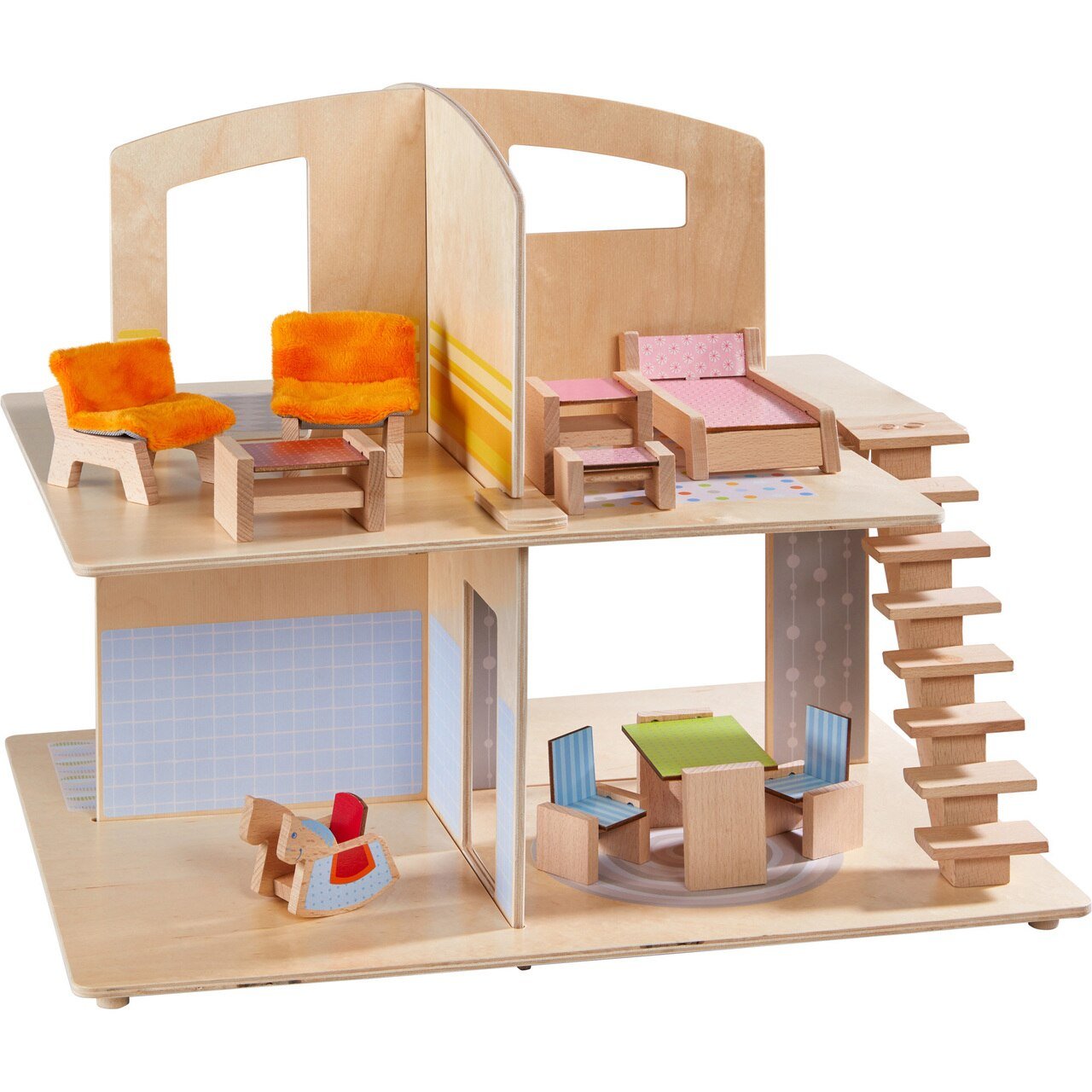 HABA Little Friends Dollhouse Town Villa - Wood Wood Toys Canada's Favourite Montessori Toy Store