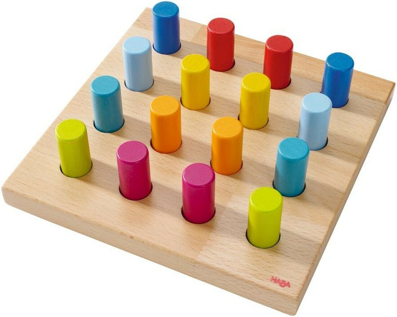 HABA Rainbow Whirls Pegging Game - Wood Wood Toys Canada's Favourite Montessori Toy Store
